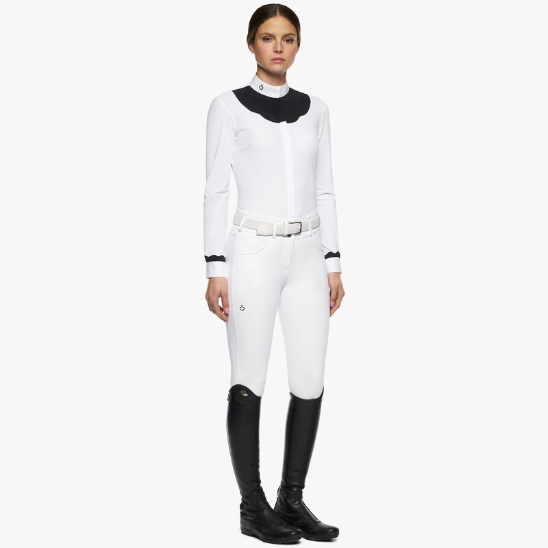 Cavalleria Toscana - Chemise de concours jersey et popeline
