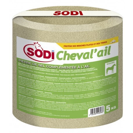 Sodi - Pierre de sel complémentée à l&#39;ail
