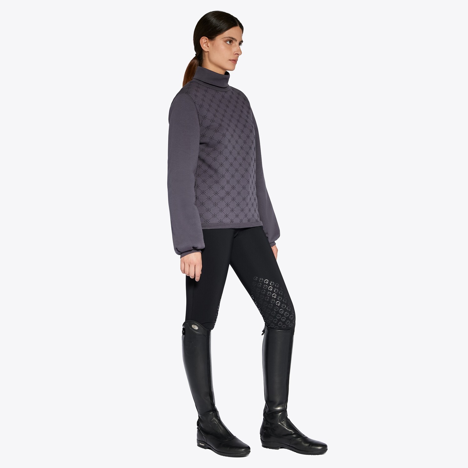 Cavalleria Toscana - Pull col roulé CT orbit flock