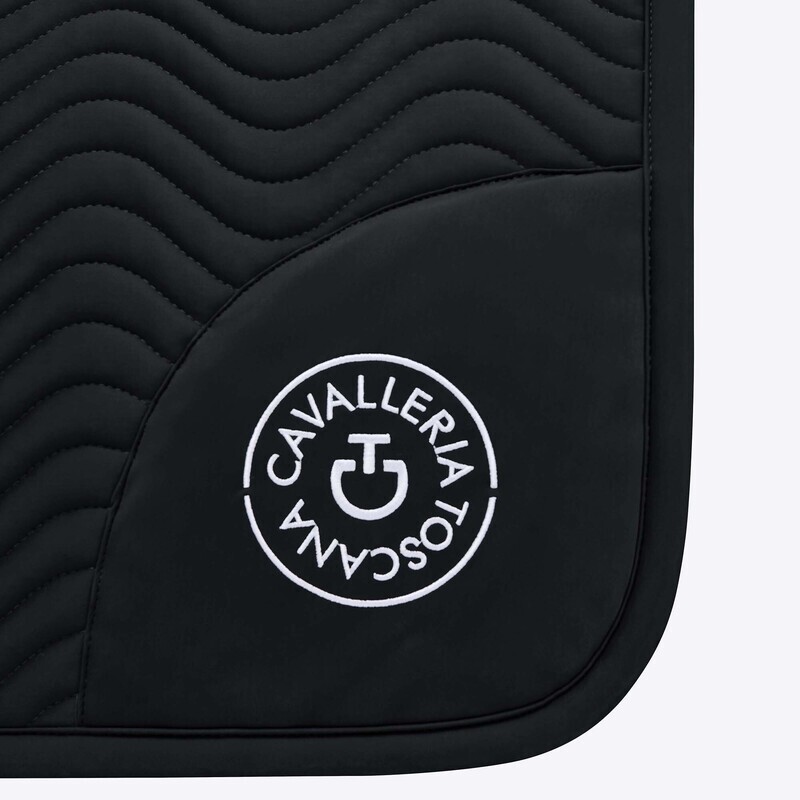 Cavalleria Toscana - Tapis Double Orbit Wave Noir forme jumping