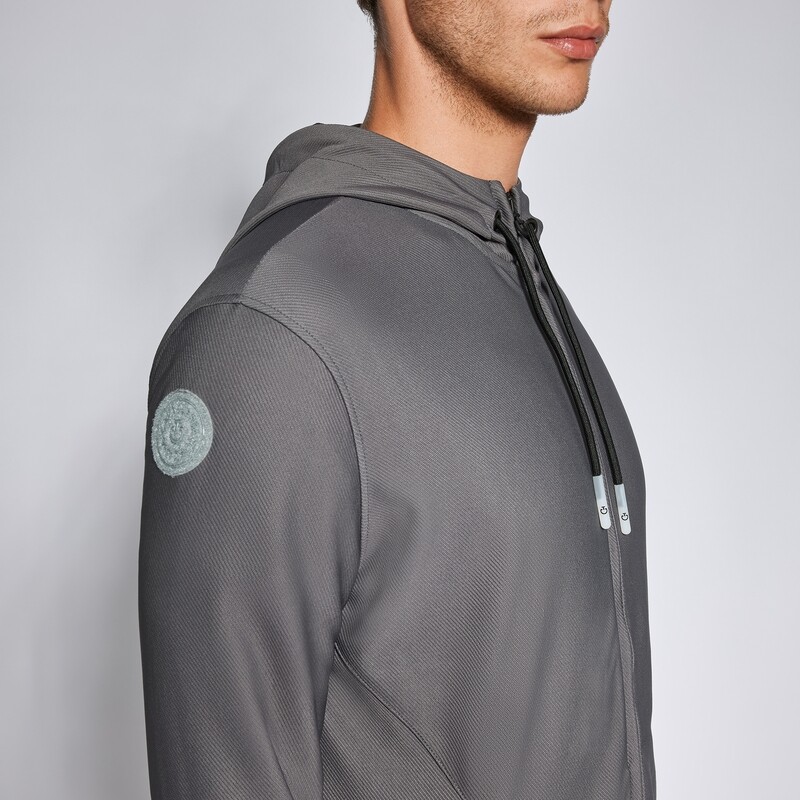 Cavalleria Toscana - Veste Zip Diagonal Weave