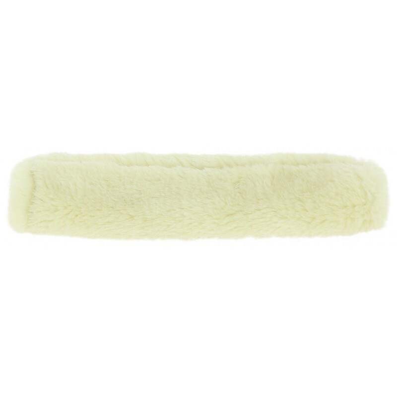 Equithème - Fourreau de muserolle, Taille: Cob, Couleur: Ecru