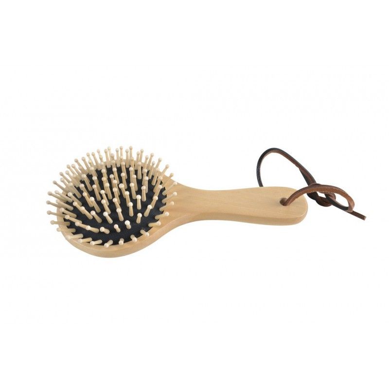 Borstiq - Brosse à crins en hêtre ronde