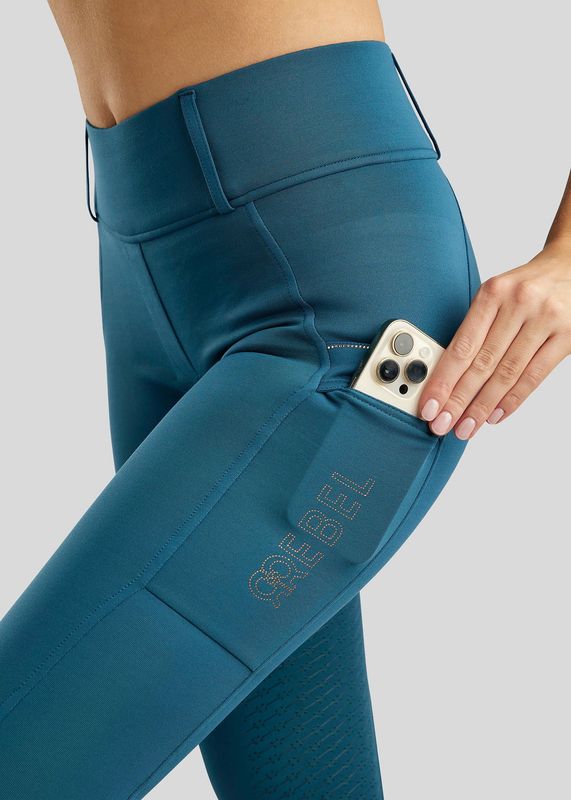 Rebel - Pantalon avec crystals rosegold