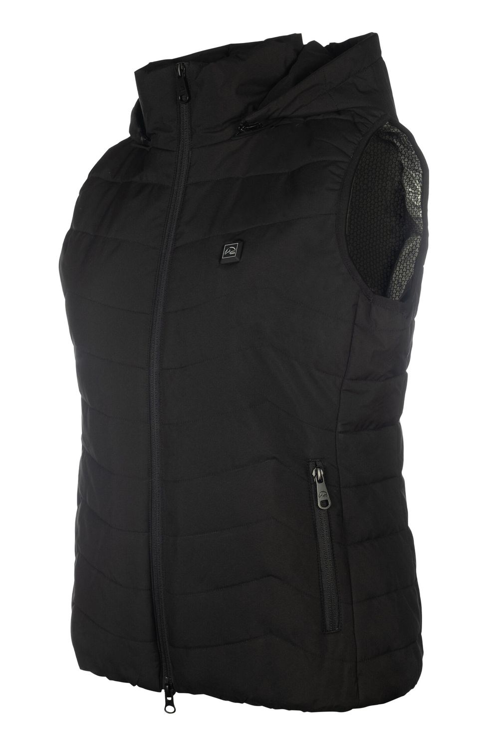 HKM - Gilet sans manches chauffant avec capuche amovible