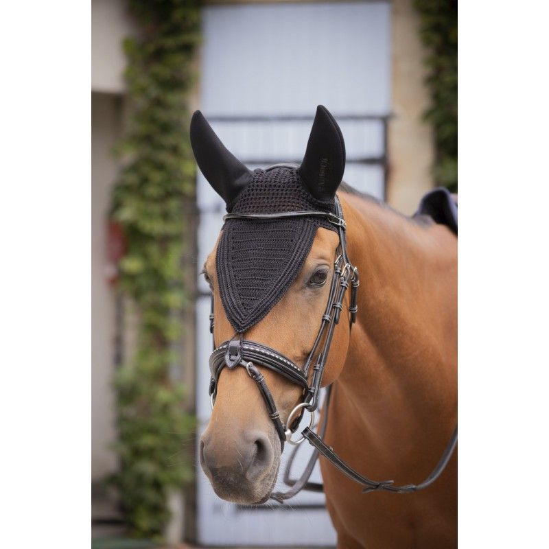 Paddock Sport - Bonnet soundless long, Taille: Cheval, Couleur: Noir