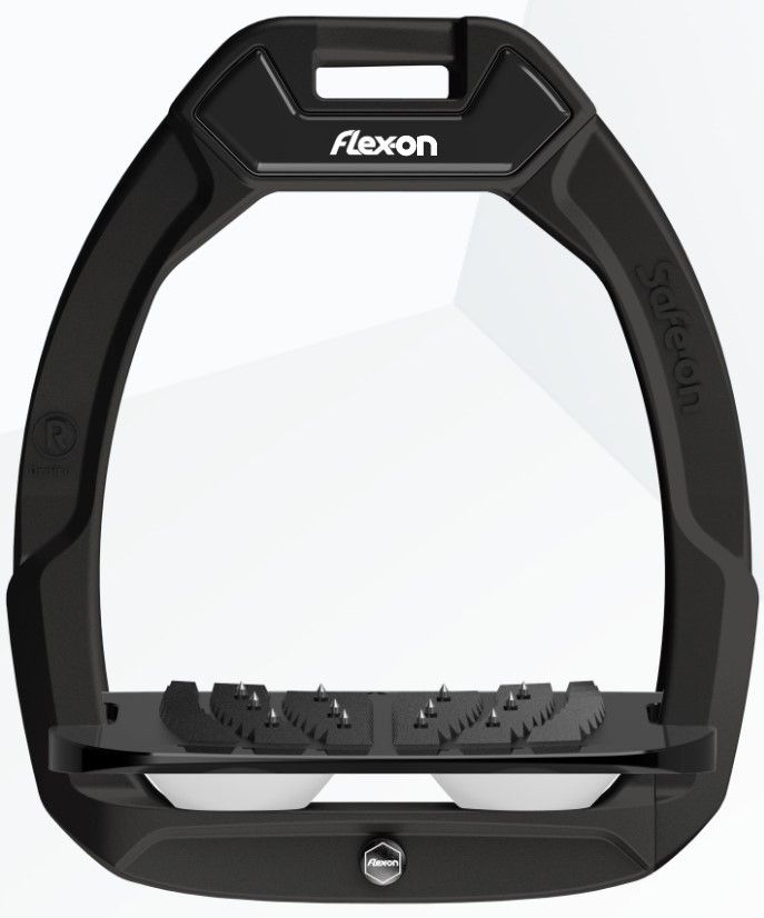 Flex-on - Etriers Safe On incliné ultra grip noir/blanc