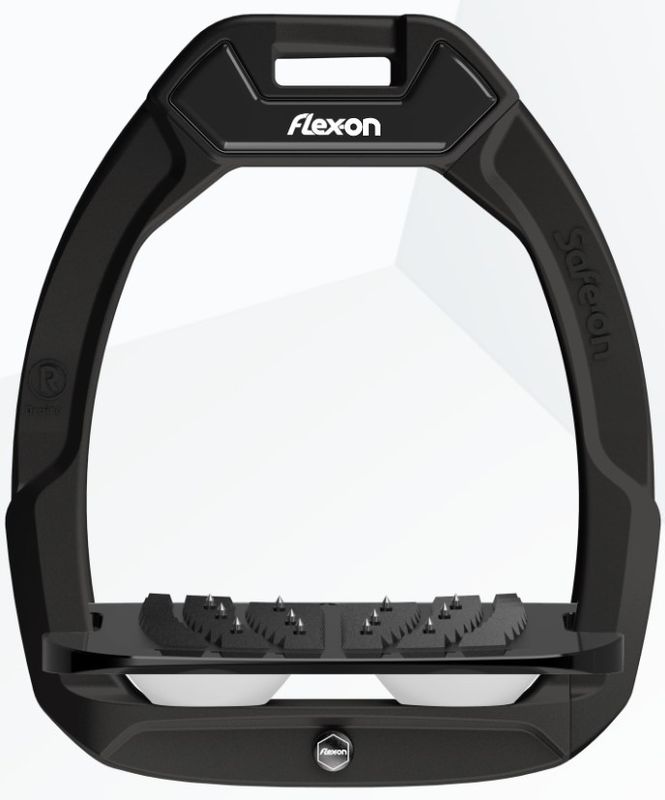 Flex-on - Etriers Safe On incliné ultra grip noir/blanc