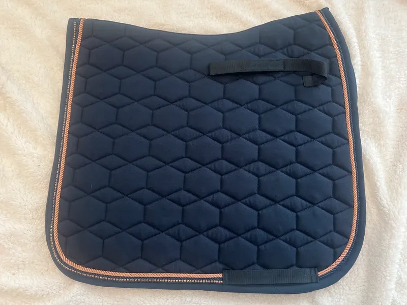 HKM - Tapis Glamour dressage marine