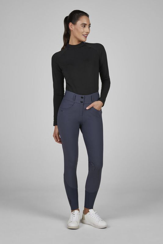 Pikeur - Pantalon Elin taille haute 4805 bleu graphite