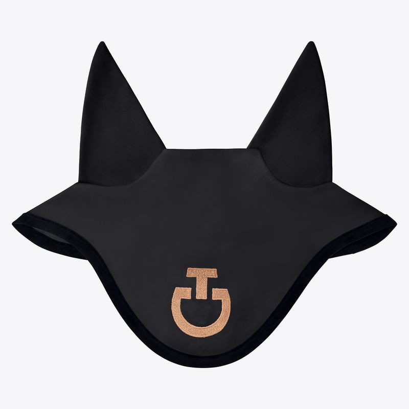 Cavalleria Toscana - Bonnet Light Weight Noir logo Toffee