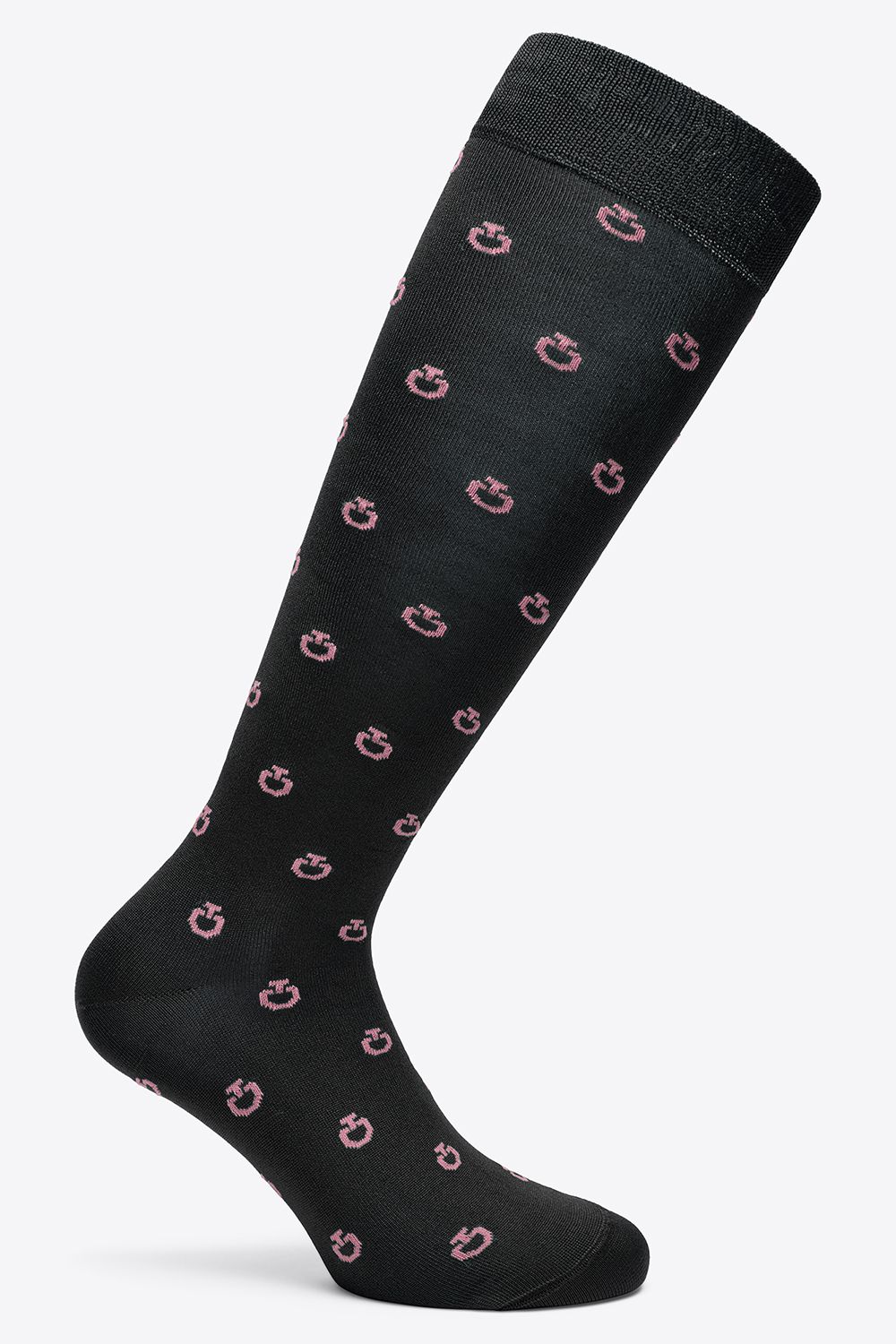 Cavalleria Toscana - Chaussettes Mini logo CT Black / Grape Shake - Fall Winter 2025