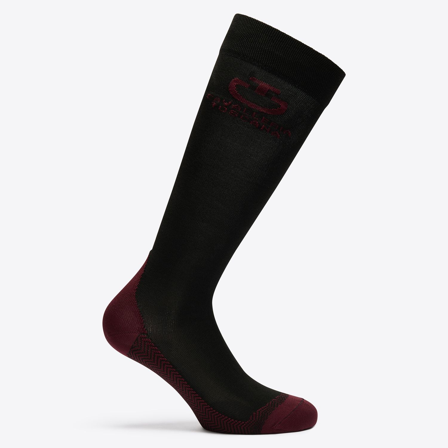 Cavalleria Toscana - Chaussettes Black / Bordeaux - Fall Winter 2025