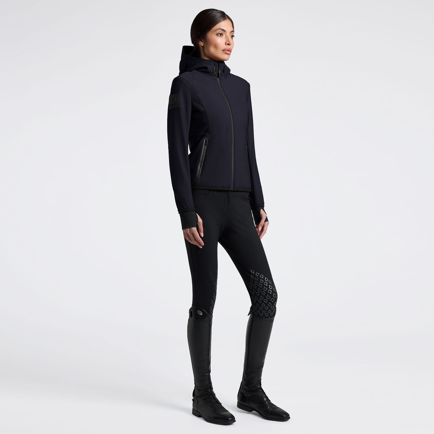 Cavalleria Toscana - Veste Softshell Navy - Fall Winter 2025