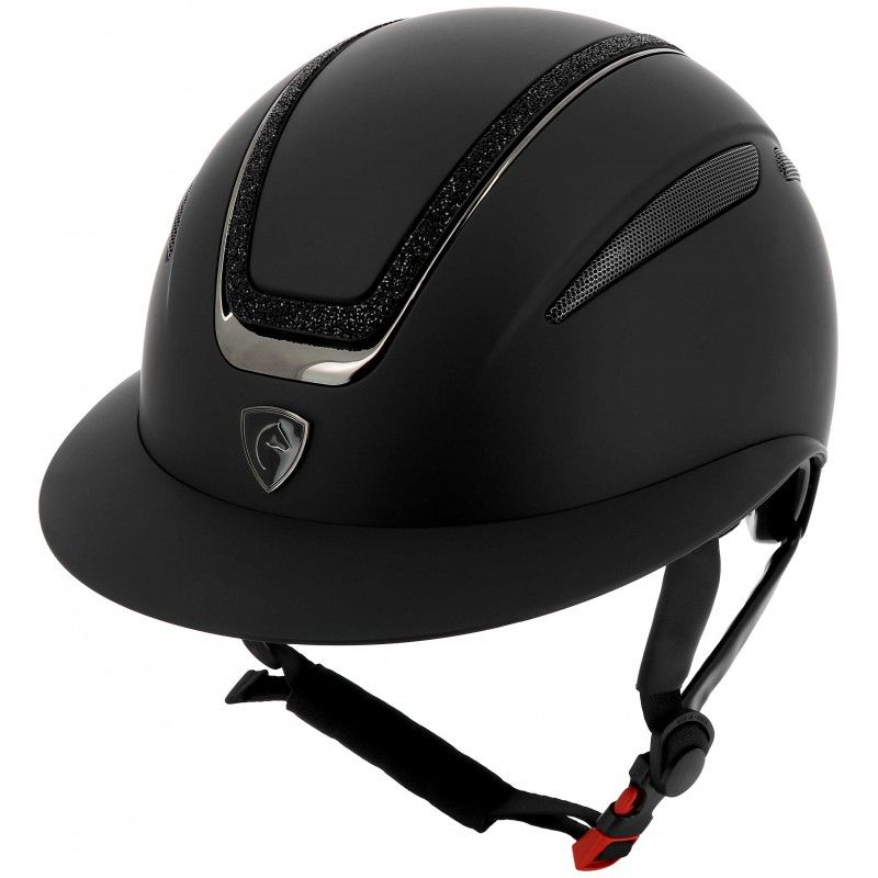 Equithème - Casque Agris / Mat contour de top lamé