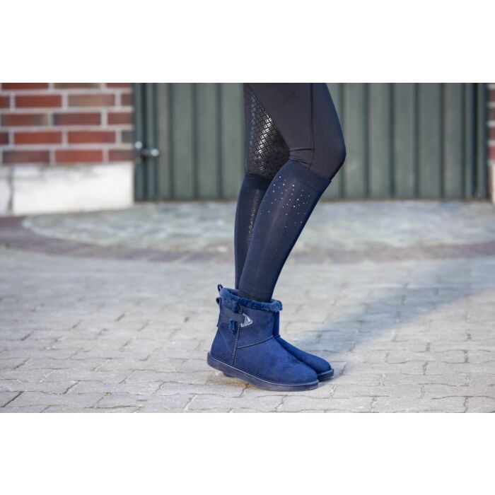 HKM - Bottes fourrées imperméable bleu marine