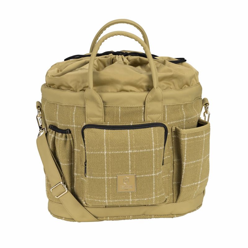 Eskadron - Sac de pansage bouclé beige Héritage 2025