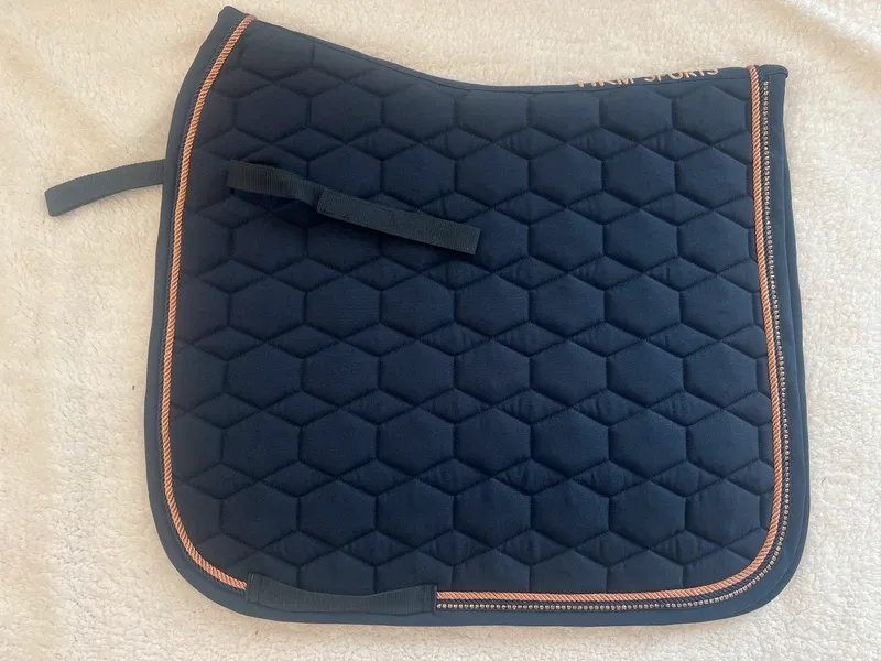 HKM - Tapis Glamour dressage marine