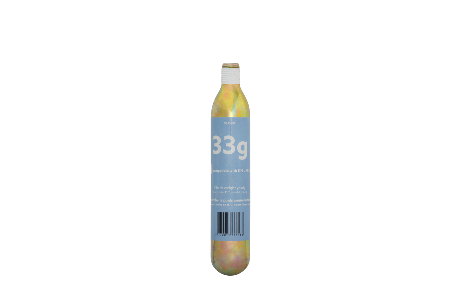 Seaver - Cartouche 33 g pour gilet airbag