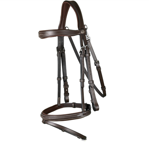 Dy'on - Bridon Muserolle Combinée Mousqueton Dy'on - Bridon Muserolle Combinée Mousqueton