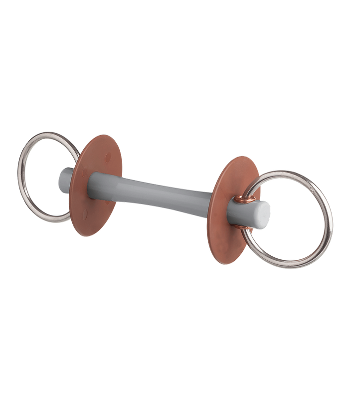 Beris - Mors de filet avec canon Comfort - Anneaux 7.5cm