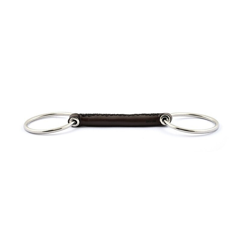 Jump'in - Mors droit deux anneaux cuir