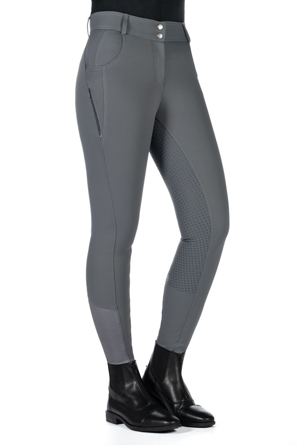 HKM - Pantalon Ari Mid Rise gris