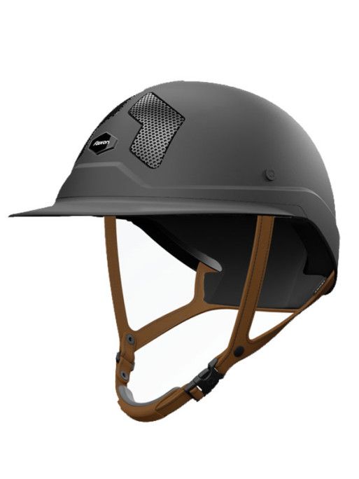 Flex-on - Casque Armet Dark jugulaire marron