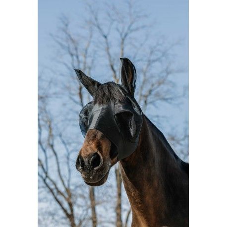 Equithème - Masque anti-mouches anti UV - Lycra