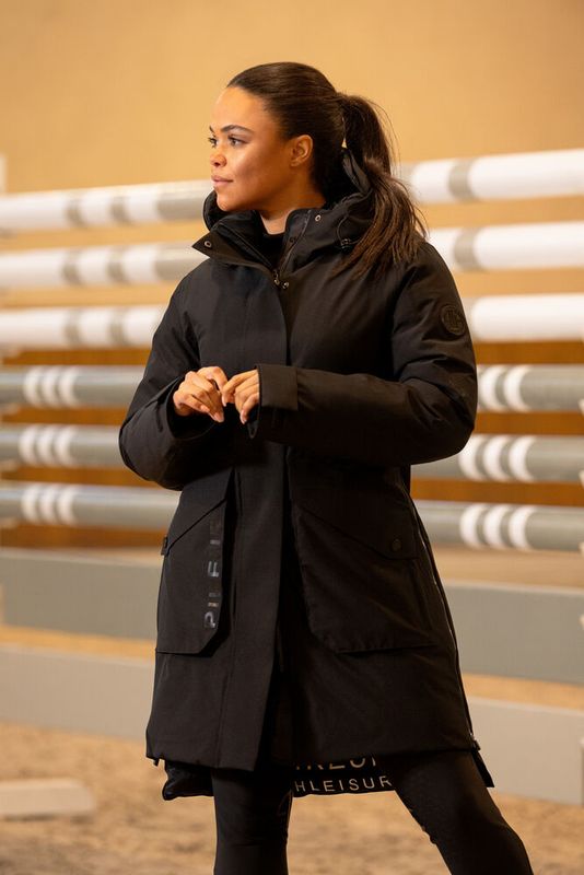 Pikeur - Manteau Raincoat 8021 Athleisure noir