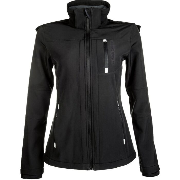 HKM - Veste Softshell noir - idéal broderie