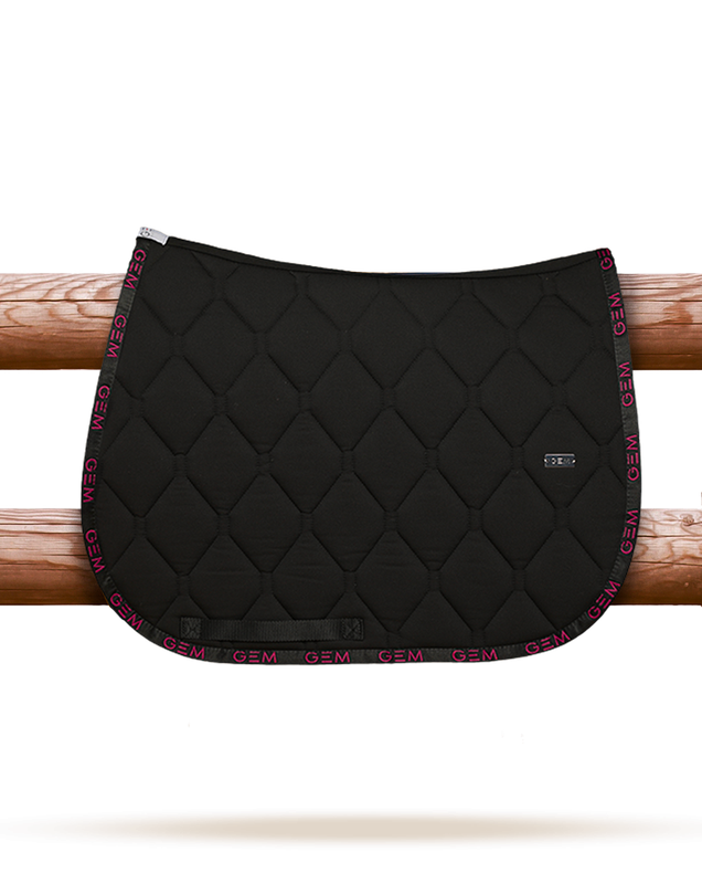 GEM - Tapis Love Noir/Rose