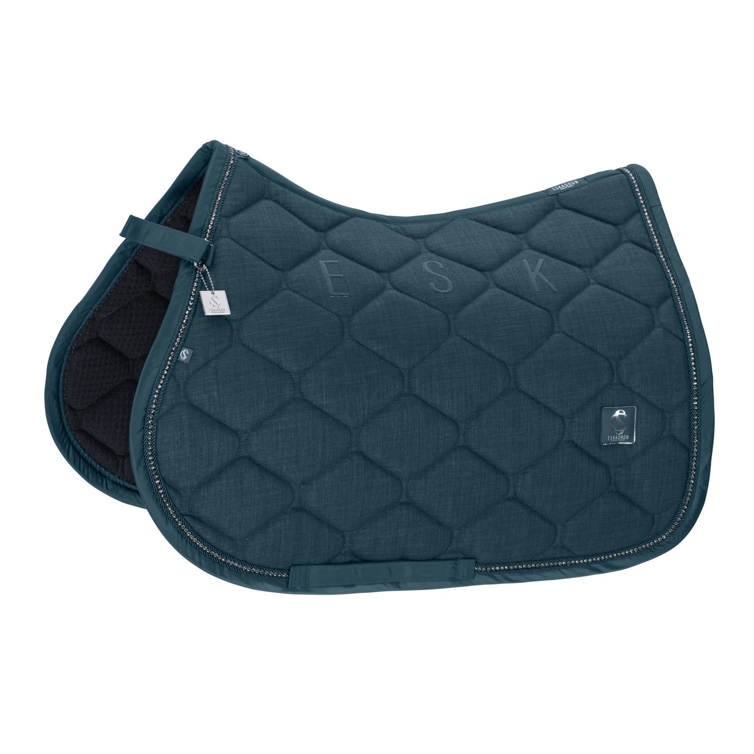 Eskadron - Tapis Bouclé Crystal Bleu Pétrole