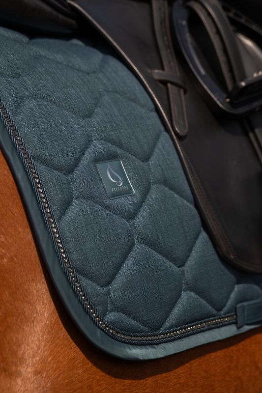 Eskadron - Tapis Bouclé Crystal Bleu Pétrole