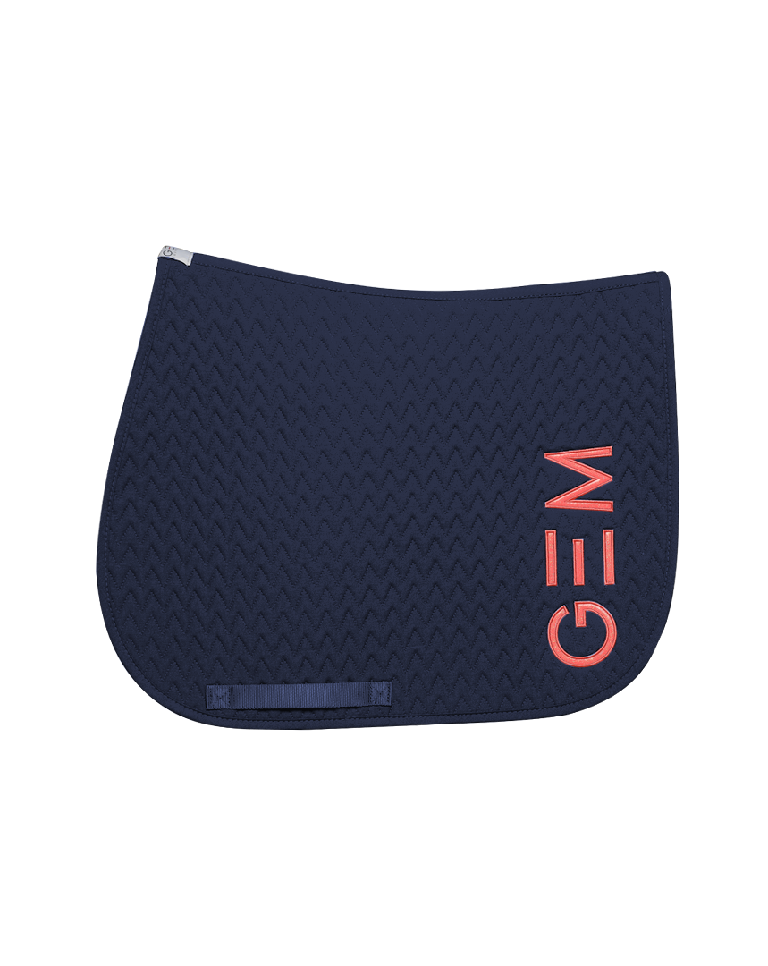GEM - Tapis Ten marine / logo corail