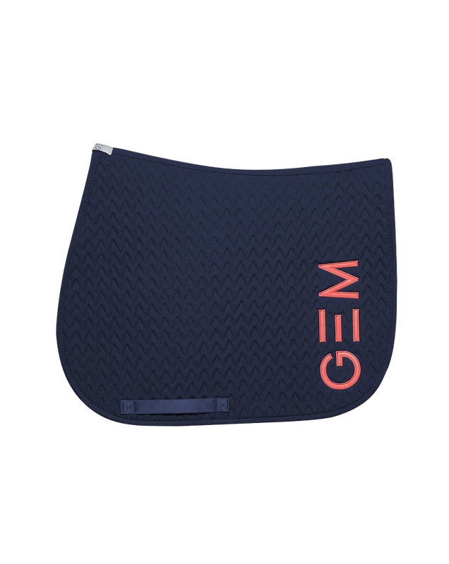 GEM - Tapis Ten marine / logo corail