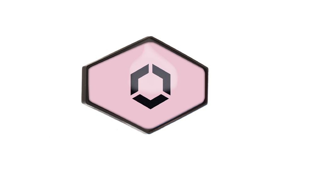 Flex-on - Sticker aimanté pour casque Armet rose clair