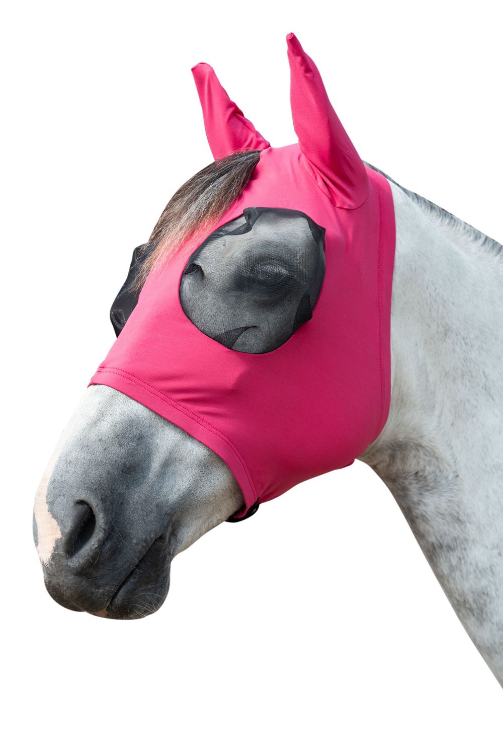 HKM - Masque anti-mouches noir magenta
