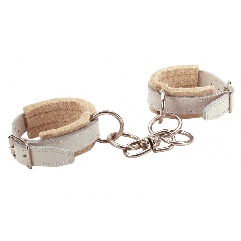 Norton - Entraves cuir, chrome et feutre Norton - Entraves cuir, chrome et feutre