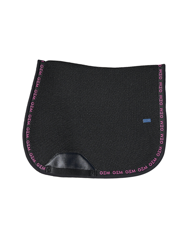 GEM - Tapis Mesh noir / rose
