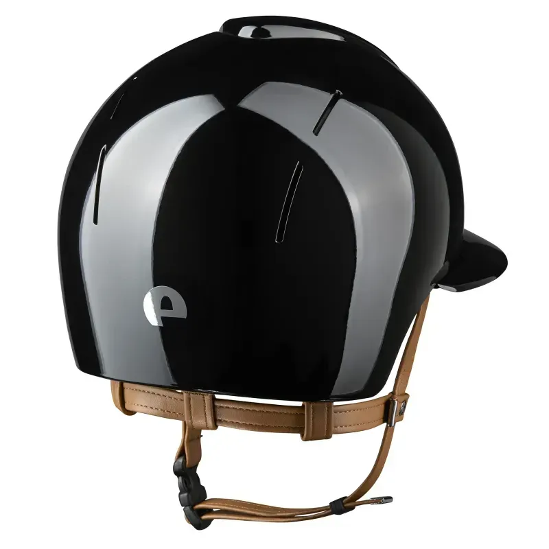 Kep - Casque Smart Nova Polish Black Polo jugulaire beige