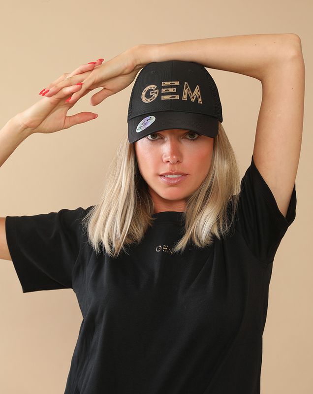 GEM - Casquette Ninja noir / léopard GEM - Casquette Ninja noir / léopard