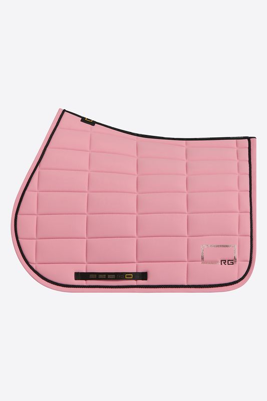 RG Italy - Tapis de selle Logo Strass Pink Peony RG Italy - Tapis de selle Logo Strass Pink Peony