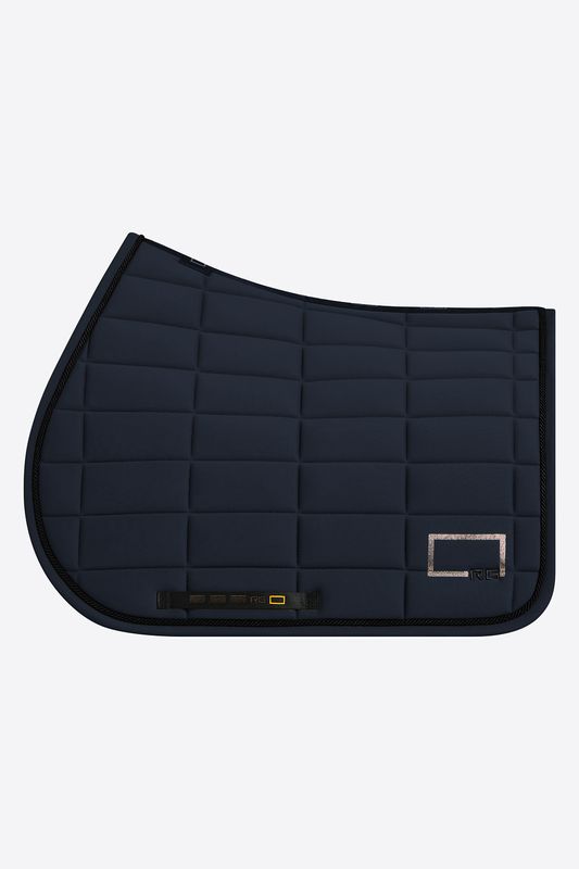 RG Italy - Tapis de selle Logo Strass Marine RG Italy - Tapis de selle Logo Strass Marine