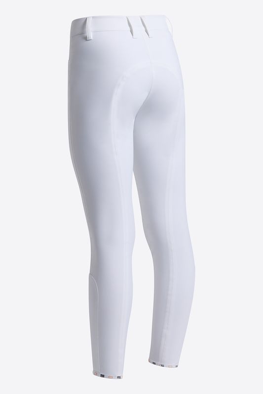 RG Italy - Pantalon Logo Strass Enfant Blanc