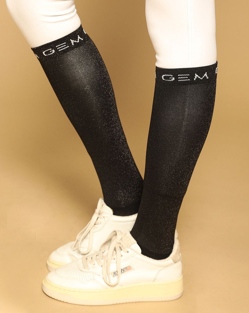 GEM - Chaussettes à paillettes Jelly black GEM - Chaussettes à paillettes Jelly black