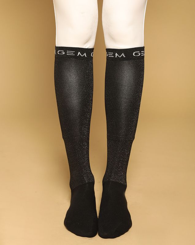 GEM - Chaussettes à paillettes Jelly black