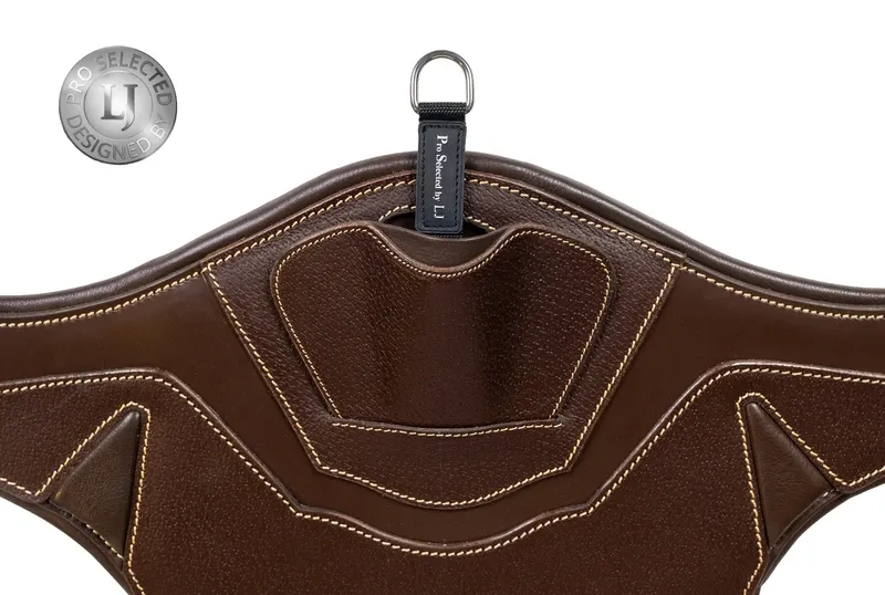LJ Leathers - Sangle bavette avec mousqueton aimanté