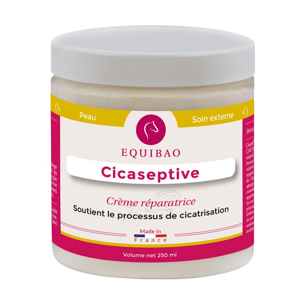 Equibao - Crème réparatrice Cicaseptive 250ml Equibao - Crème réparatrice Cicaseptive 250ml