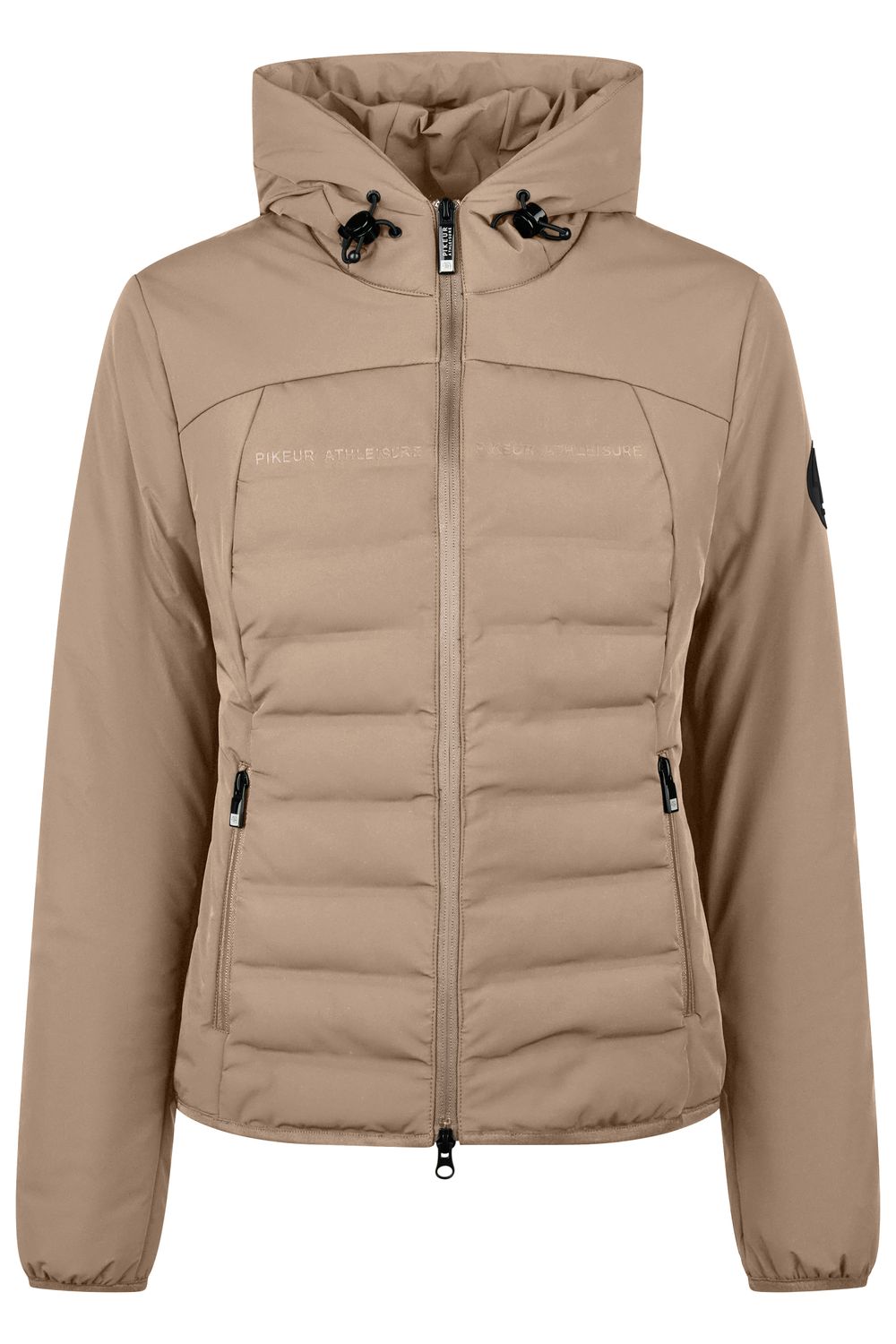 Pikeur - Veste matelassée bi-matière beige